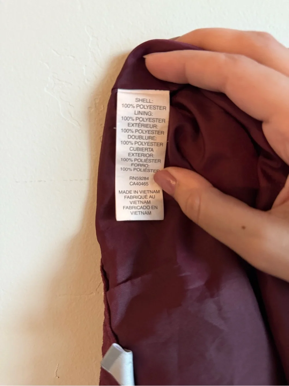 The Children's Place Button-Front burgundy Wine faux suede skirt